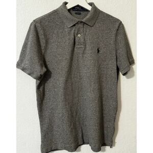 Ralph Lauren Men's‎ Short Sleeve Polo Size M Gray Classic Fit